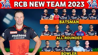 IPL 2023 | Royal Challengers Bangalore New Squad | RCB Team Full Players List 2023 | RCB 2023 Squad