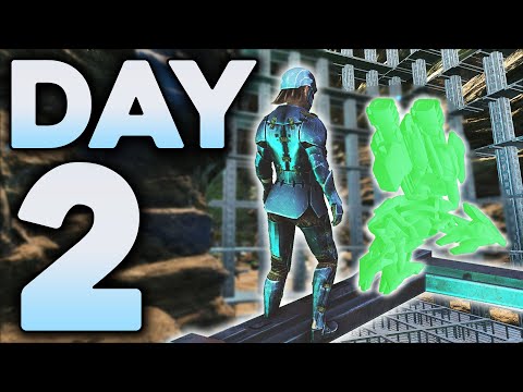 Tekking Out the Crouch Bear Cave and Raiding Center Pearl 12 Hours Into Wipe! - ARK PvP