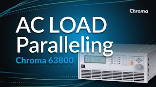 63800 AC Load Paralleling