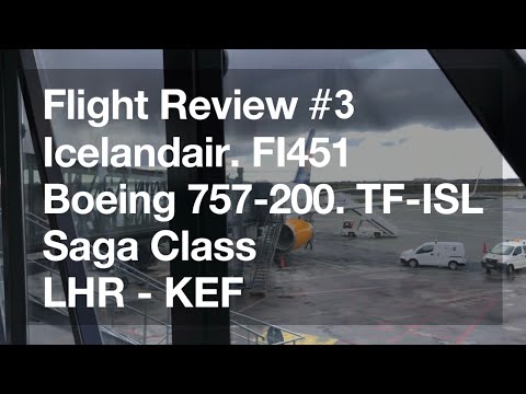 Flight Review #3 | Icelandair FI451 | Business | Boeing 757-200 | LHR - KEF | SommerTrip