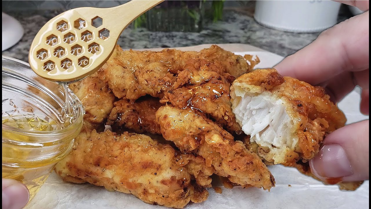 Honey fried chicken easy Recipe Cooking At Home