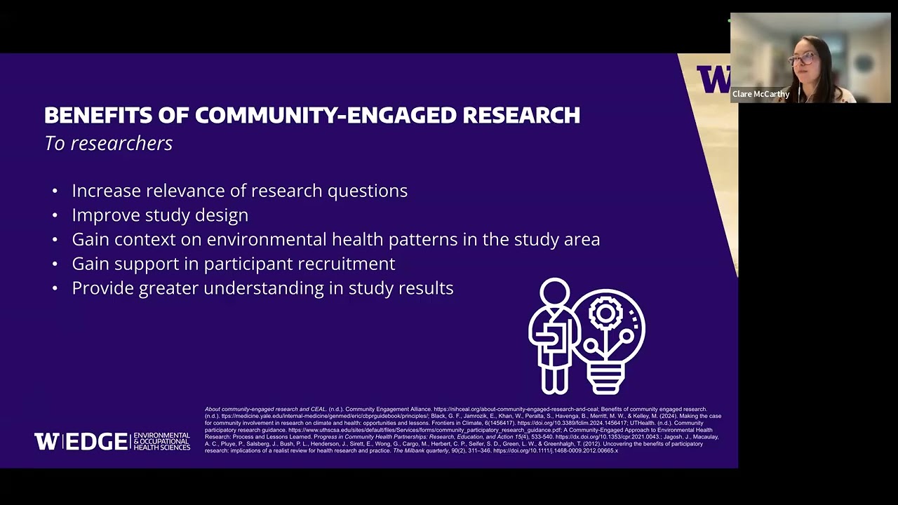 Engaging Community in Your Environmental Health Research: Connection for Action