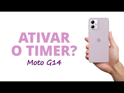 Como ativar o timer na câmera do Moto G14, Fácil e rápido!