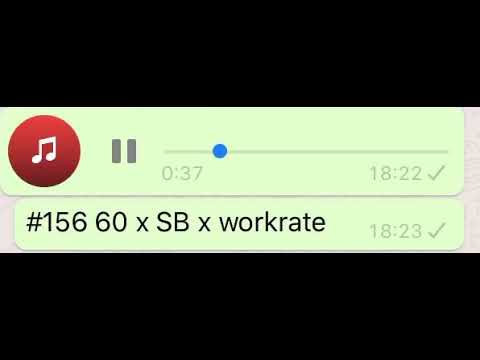 #156 60 x Workrate x SB #exclusive #trades