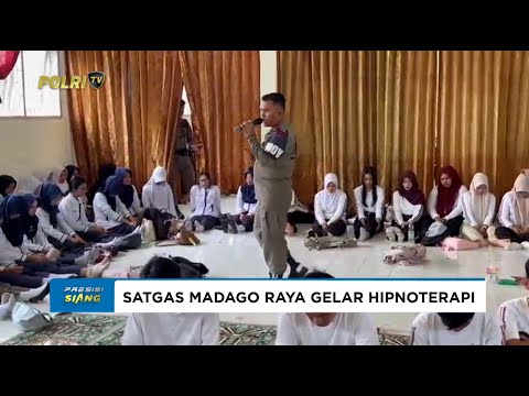 SATGAS MADAGO RAYA GELAR HIPNOTERAPI KEPADA MAHASISWA BANGUN MOTIVASI