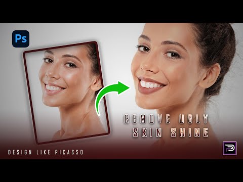 Remove Ugly Skin Shine | Remove Over Skin Shine | Photoshop tutorial | Photoshop