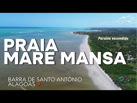 🌴 Praia de Maré Mansa (Barra de Santo Antônio - AL)