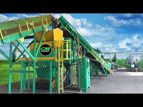 Scrap Tire Processing (Stage 1) - Tire Shredding | CM Shredders