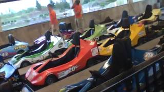 preview picture of video 'NASCAR Go Carts in Pits'