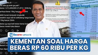 Klarifikasi Kementan soal Heboh Bantuan Beras Rp 60 Ribu per Kg ke Korban Banjir, Kini Minta Maaf