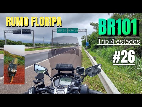 Passando em São José Santa Catarina com scooter /#26/ Trip 4 estados