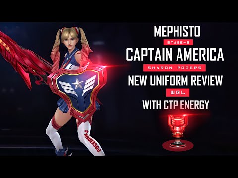 Captain America (Sharon Rogers) New Uniform Wbl Review (Mephisto stage 9 clear) Marvel Future Fight