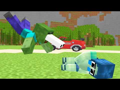 Good Baby Zombie Vampire and Bad Mother Wolf Girl   Sad Story   Minecraft Animation