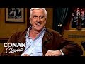 Leslie Nielsen Brings His Fart Machine To Late Night Late Night With Conan O Brien