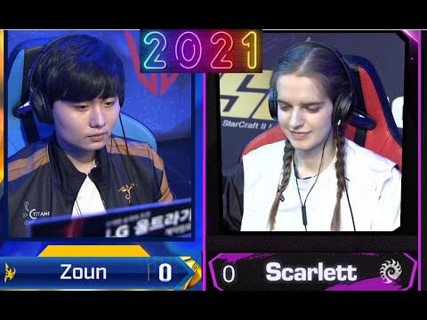 Starcraft 2 SCARLETT vs ZOUN ZvP SC 2 Remastered Tournament 2021