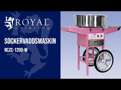 video - Sockervaddsmaskin med vagn - 52 cm