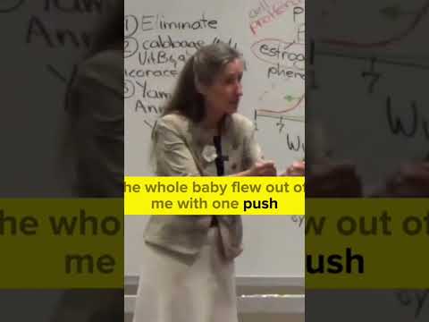 Barbara O’Neill shares what helped her give birth easily.