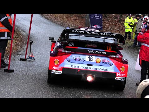 WRC Rallye Monte Carlo 2025 - Shakedown -  START SOUND AND WARM UP