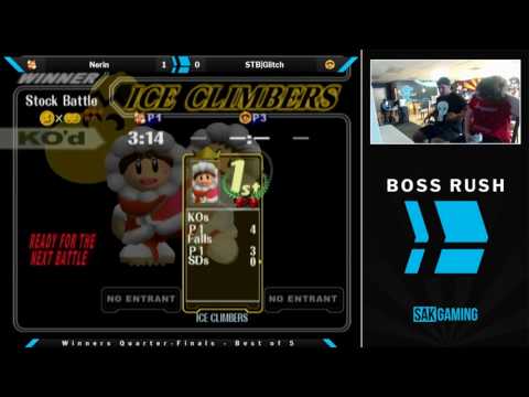 Boss Rush SmashG0D Winners Quarter-Finals - Nerin (Fox) vs Glitch (Ice Climbers)