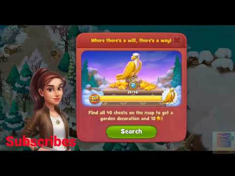 Gardenscapes All Chests Founded Walkthrough | Gardenscapes Find All 40 Chests Mysteries Of North