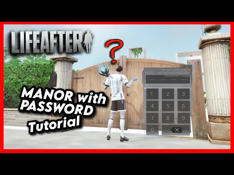 Lifeafter: Fun Trick to LOCK Your Manor With a PASSCODE! 😂