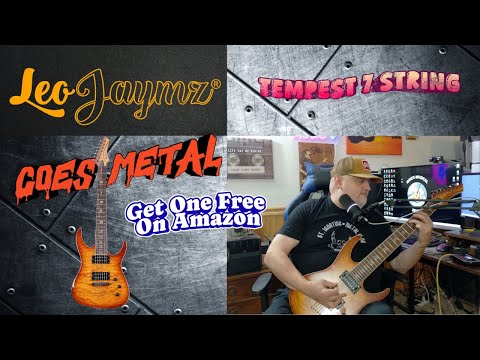 Leo Jaymz Tempest 7-String Guitar Review | How I Got This Guitar FREE on Amazon