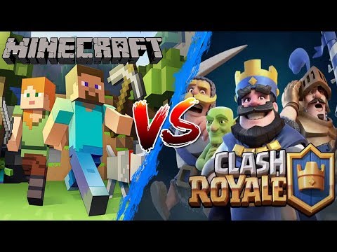 EPIC Clash Royale vs Minecraft Rap Battle!