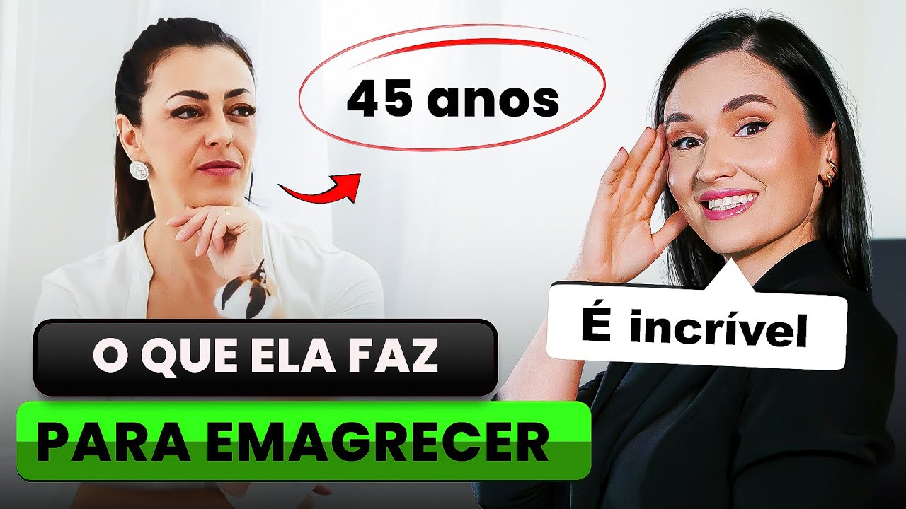 O QUE VOCÊ PRECISA SABER PARA EMAGRECER APÓS OS 40 ANOS!