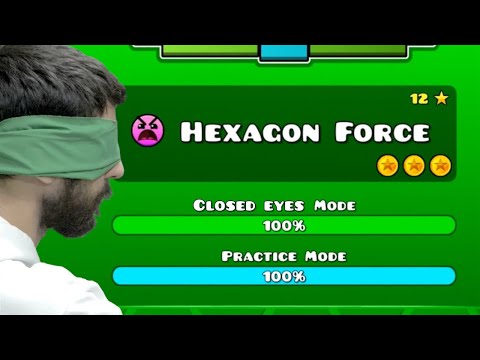 Geometry Dash - Level 16 Hexagon Force Closed Eyes