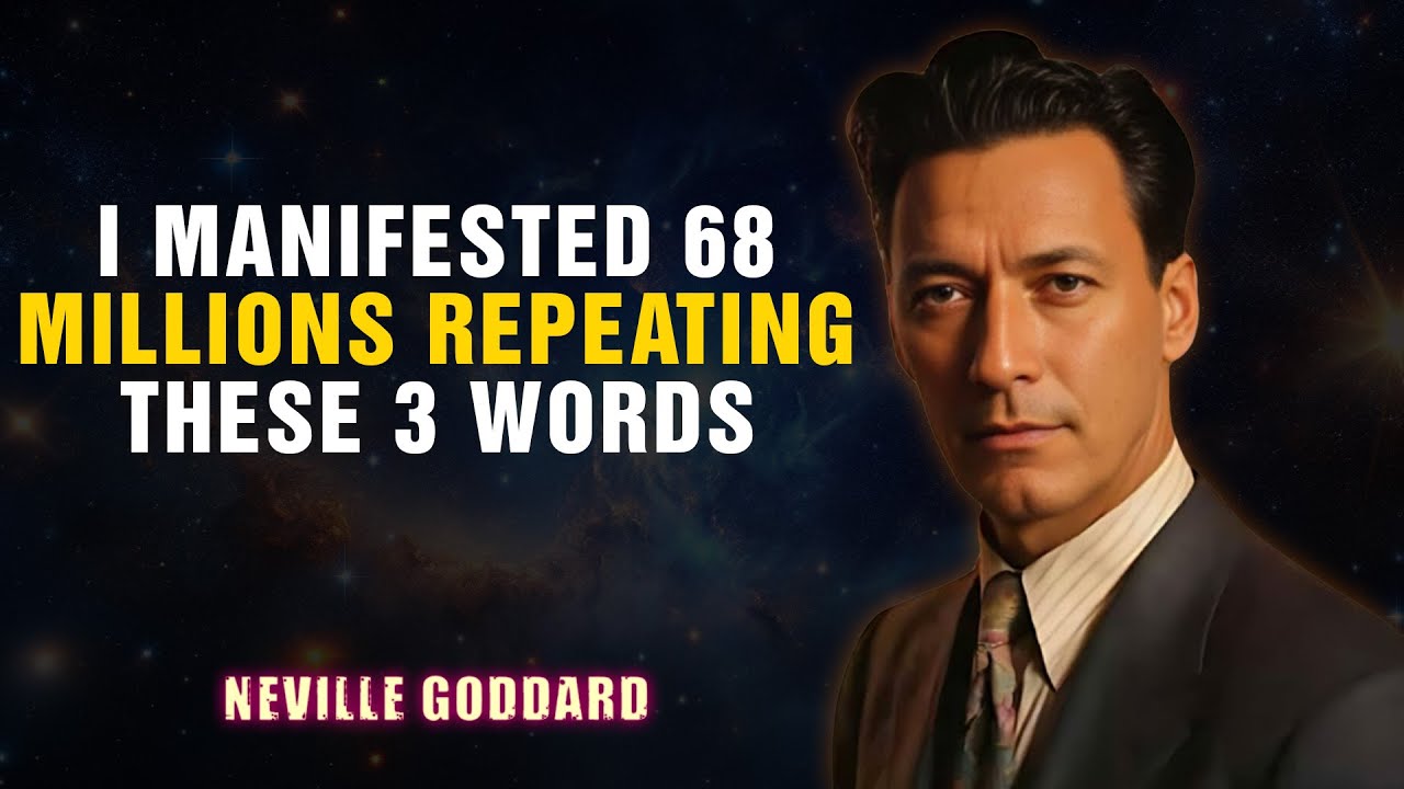 I MANIFESTED 68 MILLIONS REPEATING THESE 3 WORDS  NEVILLE GODDARD