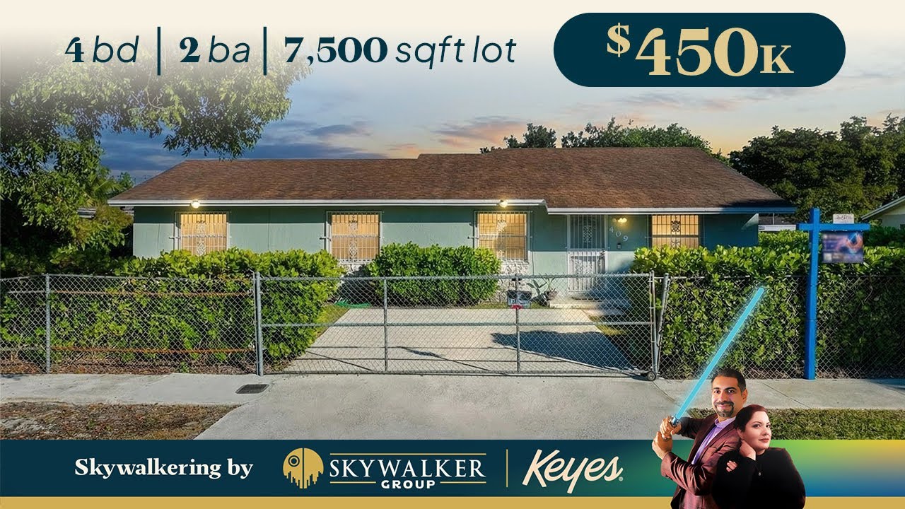 🚀 NO HOA & Income Suite! 🏠 4 Bed Home in Florida City, FL | Big Lot & RV Parking