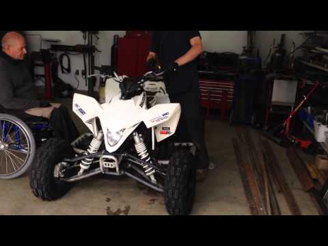 LTR 450 first start after engine rebuilt