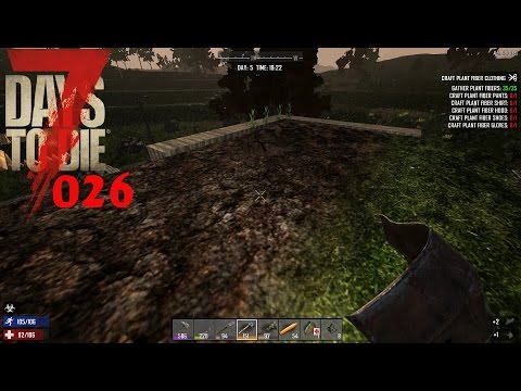 7 DAYS TO DIE Alpha 15 - Der neue Dachgarten #026 7D2D Gameplay German Deutsch