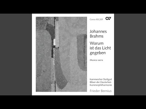 Brahms: Fest- und Gedenksprüche, Op. 109 - III. Wo ist ein so herrlich Volk