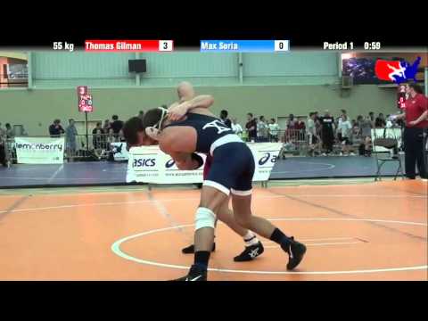 Thomas Gilman vs. Max Soria at 2013 ASICS University Nationals - FS