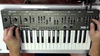 Video thumbnail for Behringer MS-1 BK - Quick Demo (no talking) by wolfgang S vukan