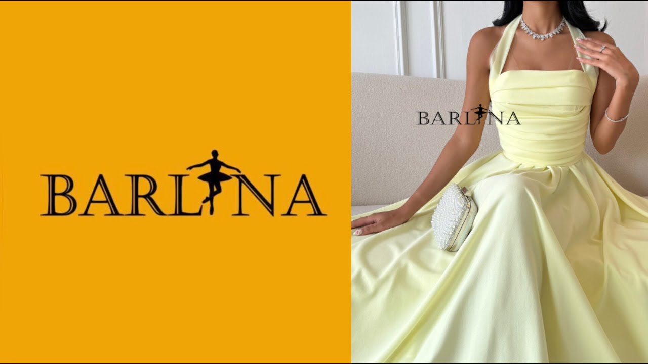 Soft lemon yellow dress with a tie around the neck - XXL