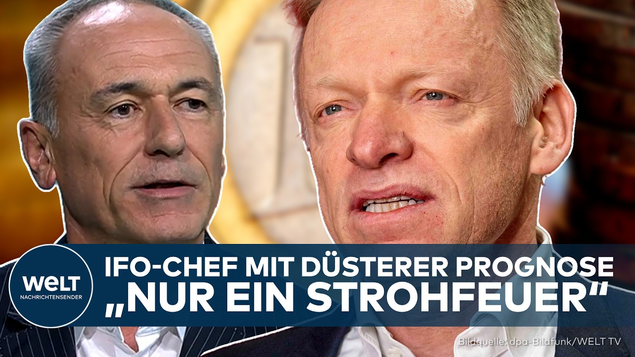 WIRTSCHAFTS-WACHSTUM: IFO-Chef mit düsterer Prognose – "Nur ein Strohfeuer"