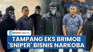 Tampang Eks Brimob Bripka Dedy, Sniper Kampung Narkoba Samarinda Tiba di Bareskrim, Tangan Diborgol