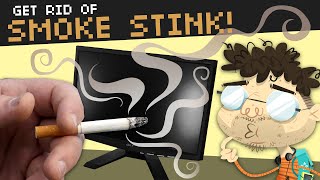 How to get rid of smoke smell from electronics (the EASY way, and the HARD way...)