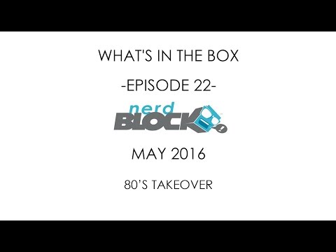 geekLIFE Suomi - What's in the Box - Episode 22 - Nerd Block - May 2016 - 80's Takeover
