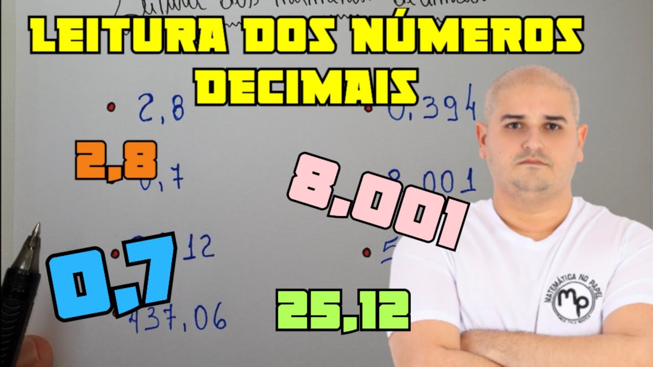 Leitura dos números decimais - Como se lê números decimais