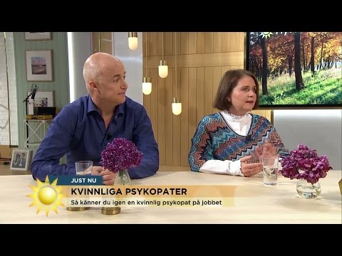 Så känner du igen en kvinnlig psykopat - Nyhetsmorgon (TV4)