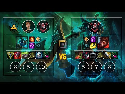 VIT Mowgli Hecarim vs Wukong Top - KR GrandMaster Patch 10.11