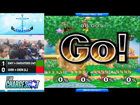 ADS 11 - Melee Doubles - Emy/Sweaters (Green) VS Iori/Den (Red) - Grand Finals
