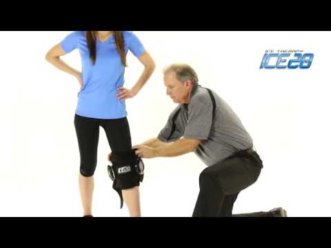DOUBLE KNEE Ice Compression Wrap