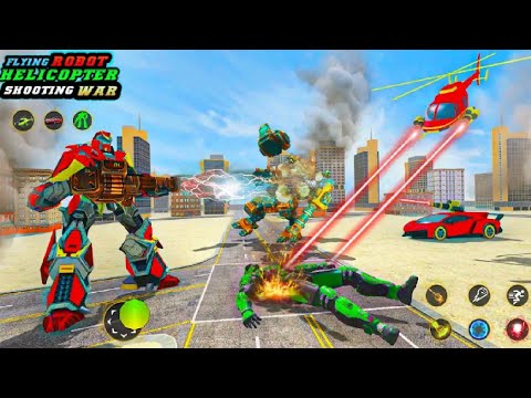 Us Robot Helicopter Transform War