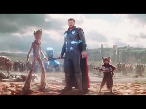 Thor Chegando em Wakanda - Cena Batalha em Wakanda |Vingadores: Guerra Infinita