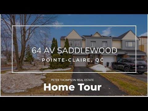 HOME SOLD - Home Tour - 64 Av Saddlewood, Pointe-Claire, QC