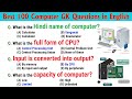 100 Basic Computer GK In English Computer GK Question Computer Quiz Computer Science Questions